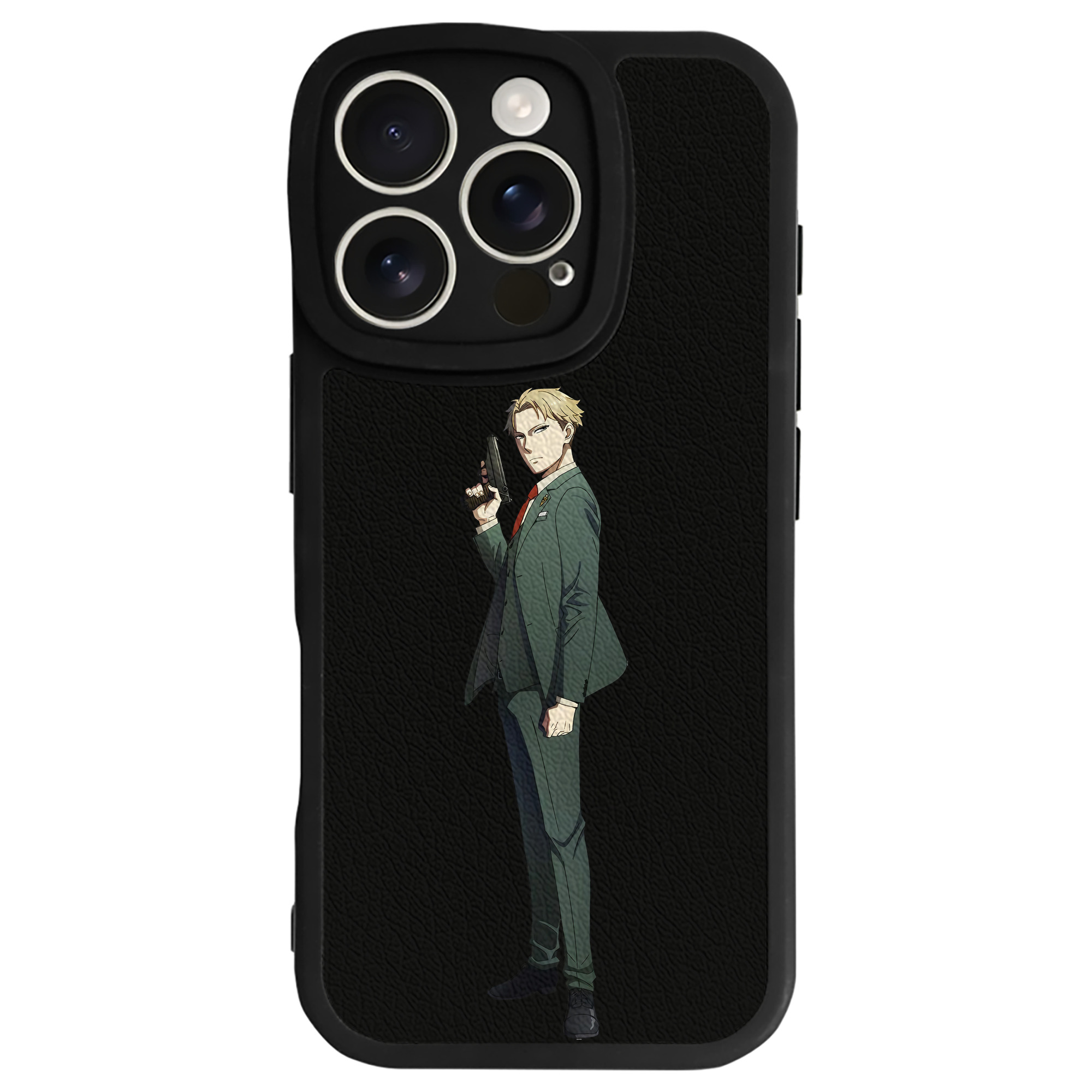 （画像用） SPY×FAMILY间谍家家酒 【iPhone 16シリーズ対応】シリコンスマホケース（レザー調） 材質：シリコン